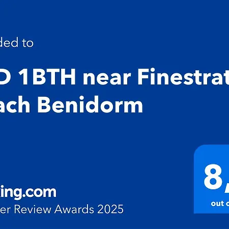 1bd 1bth Near Finestrat Benidorm